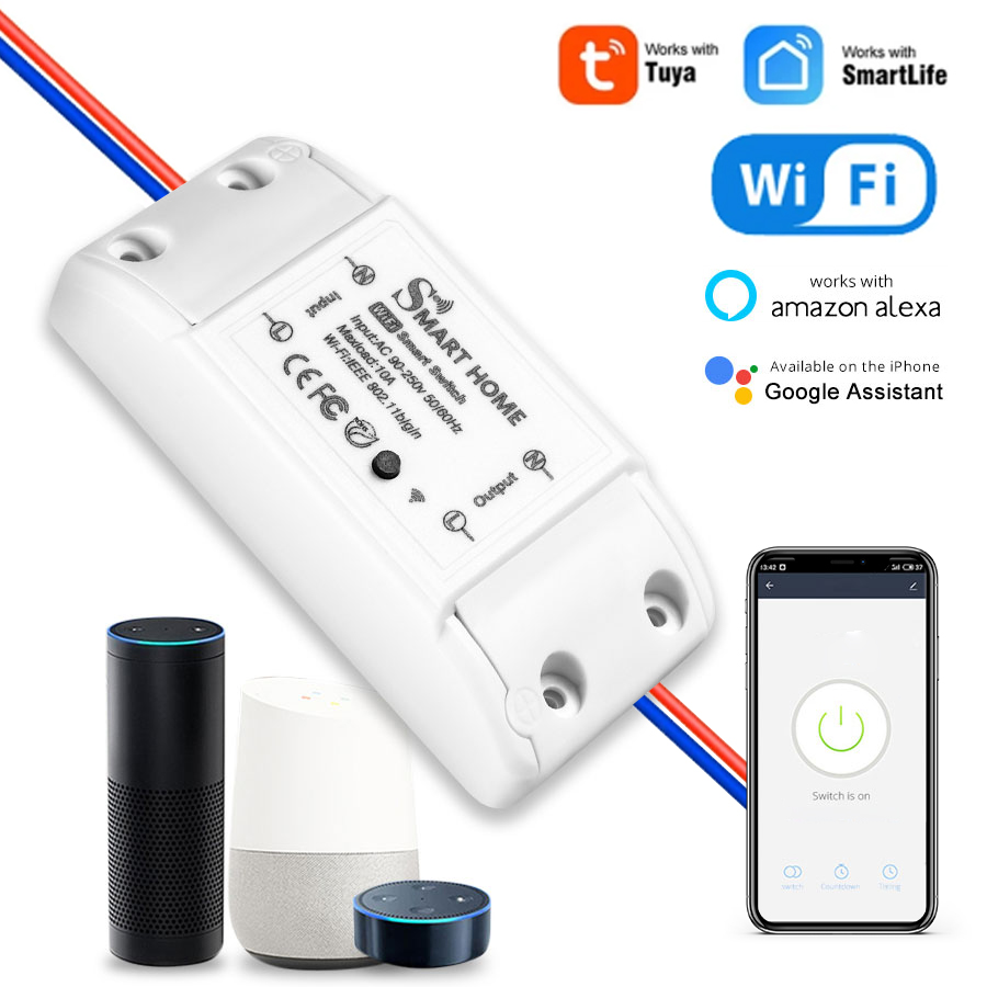 Smart Home Miniature - Tuya Akıllı WiFi Anahtarı 10A Mini