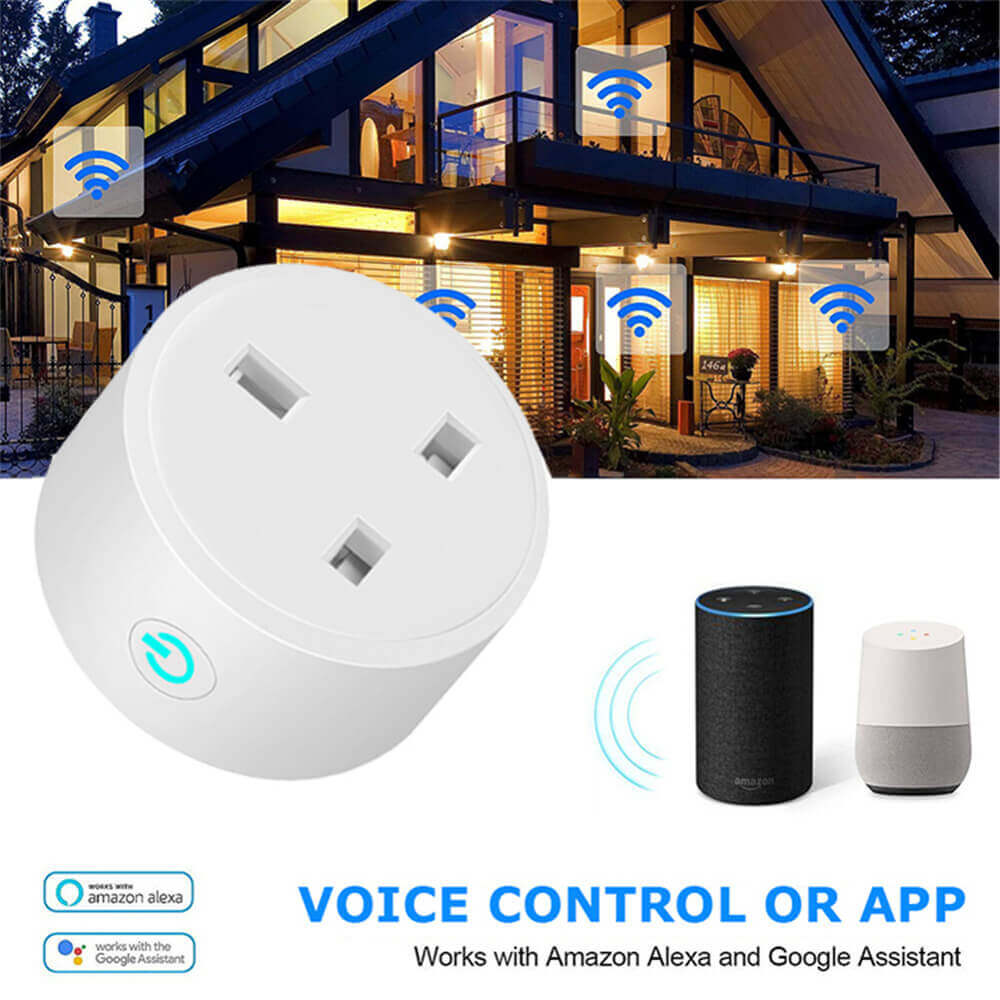 Smart Home Energy App - 16A İngiliz Tipi Akıllı WiFi Priz