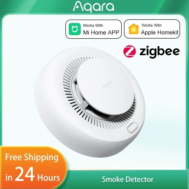 Smart Home Apple - Aqara Matter Duman Dedektörü Sensörü Yangın