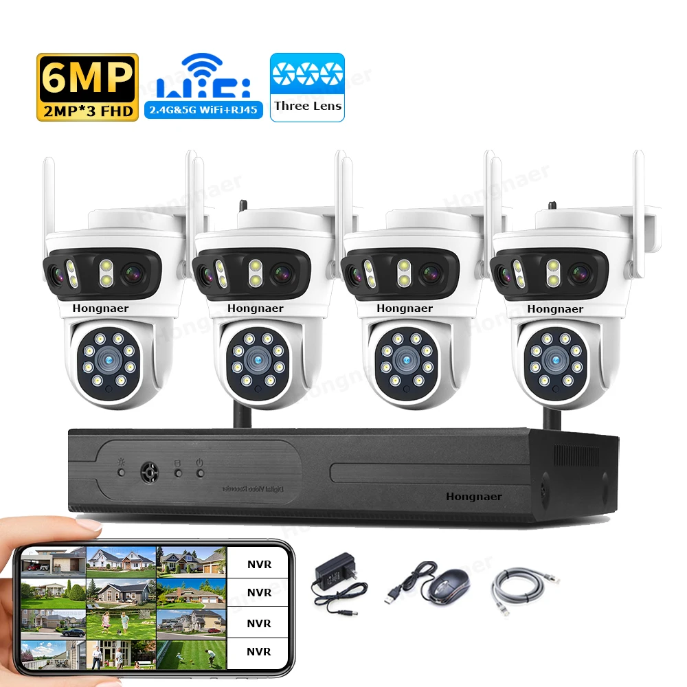 Security Ip Camera - 2026 Hongnaer 6MP 4 Kanallı 3