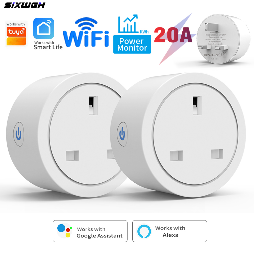 Smart Home Or Smart Home - 20A Tuya WiFi Akıllı İngiliz Priz
