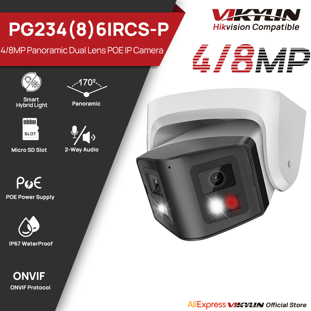 Smart Home Or Smart Home - Vikylin 4/8MP Panoramik Akıllı Çift Işıklı