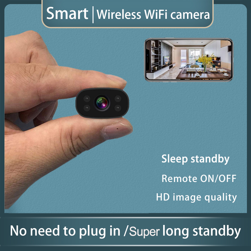 Smart Home Miniature - Mini Kablosuz WiFi Ev Güvenlik Kamerası