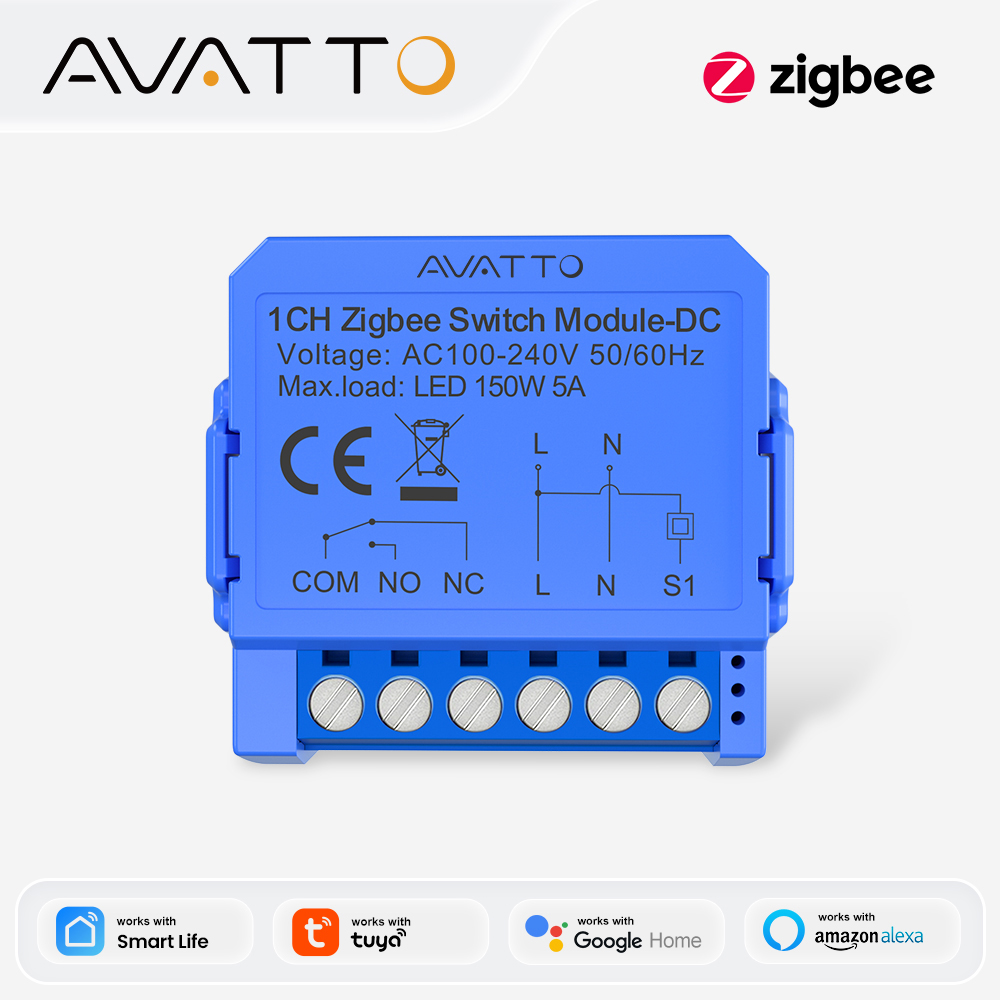 Smart Home Miniature - AVATTO WiFi/ZigBee Akıllı Kuru Kontak Modülü