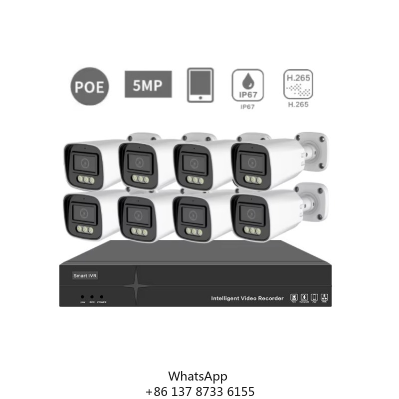 Security Ip Camera - 5MP 4 Kanal 8 Kanal Ev