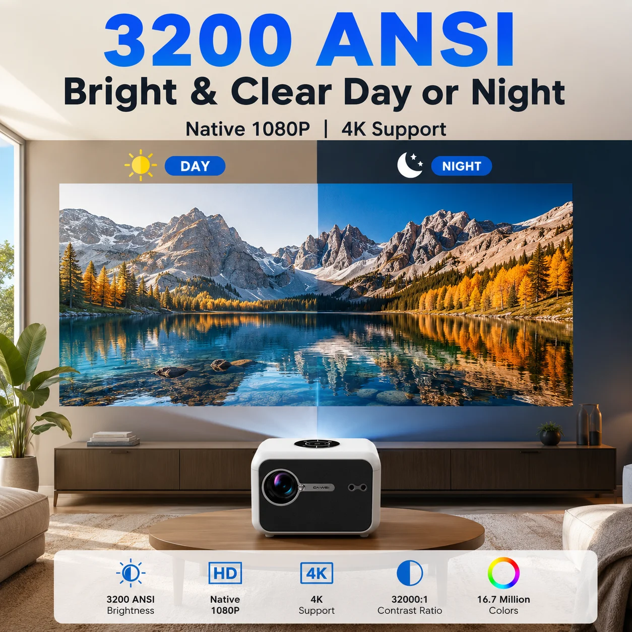 A6L 3200ANSI 4K Destekli Akıll - Smart Home Youtube incelemesi ve fiyatı