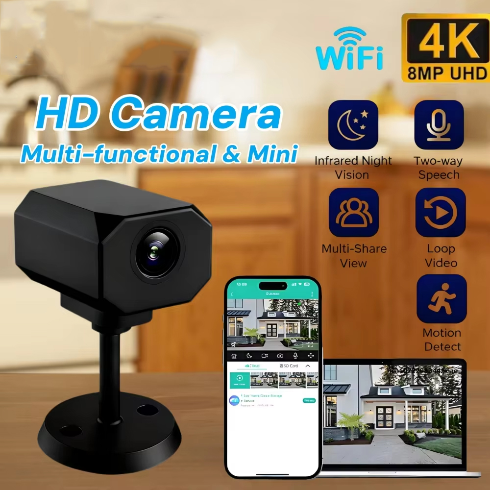 Ev İçin 4K HD WiFi Güvenlik Ka - Smart Home Miniature incelemesi ve fiyatı