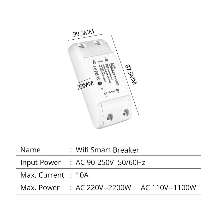 Tuya Akıllı WiFi Anahtarı 10A  - Smart Home Miniature incelemesi ve fiyatı
