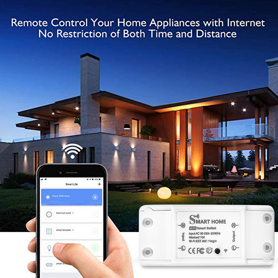 Tuya Akıllı WiFi Anahtarı 10A  - Smart Home Miniature incelemesi ve fiyatı