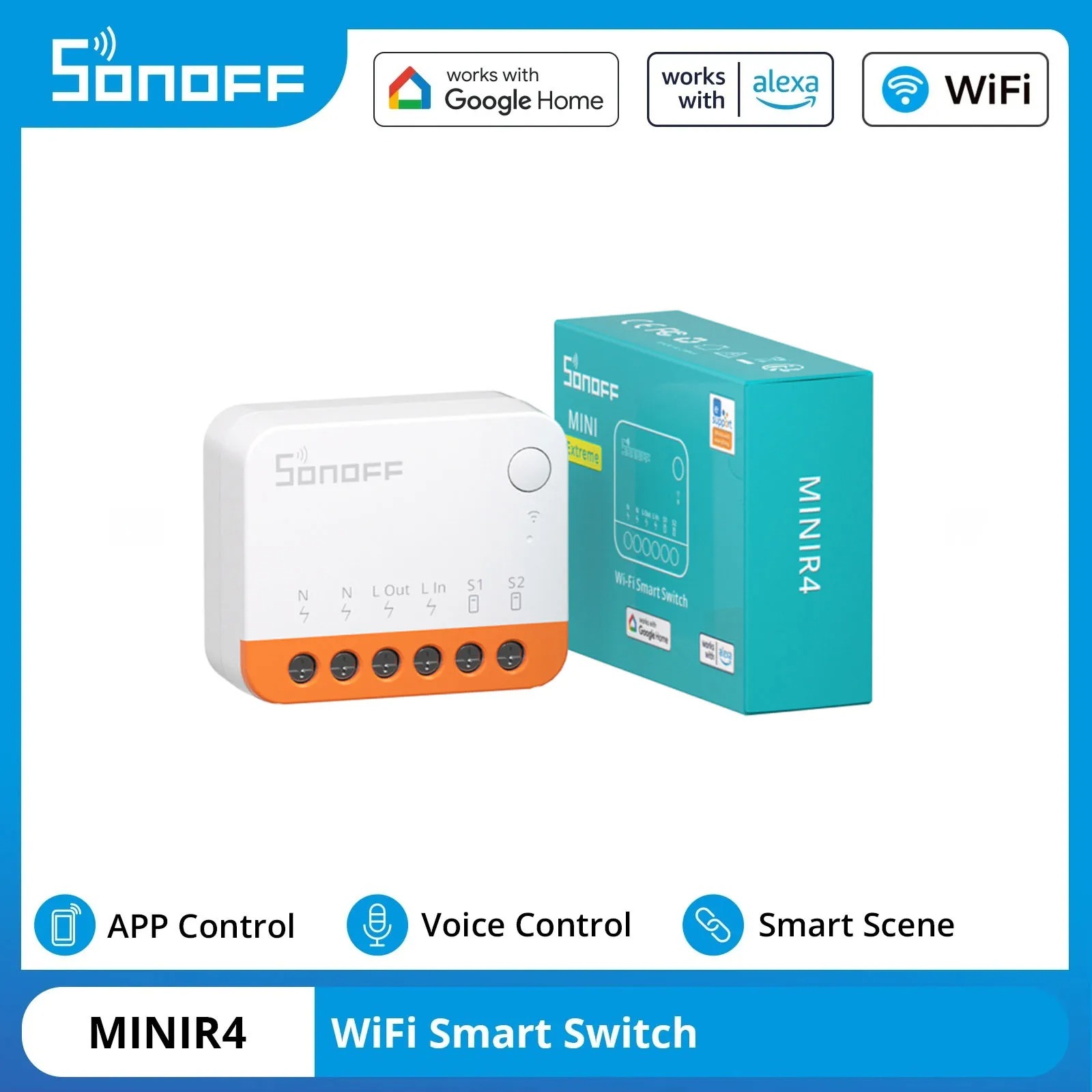 Sonoff Mini R4 Extreme Sonoff  - Smart Home Miniature incelemesi ve fiyatı