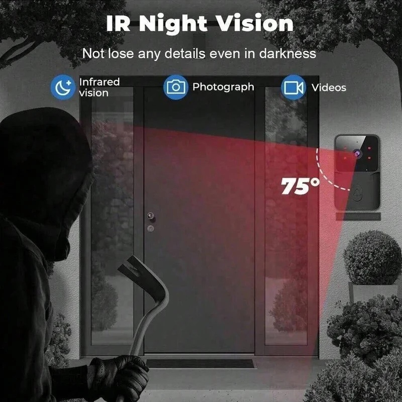 Akıllı WiFi Kablosuz Kapı Zili - Smart Home Video Doorbell Installation incelemesi ve fiyatı
