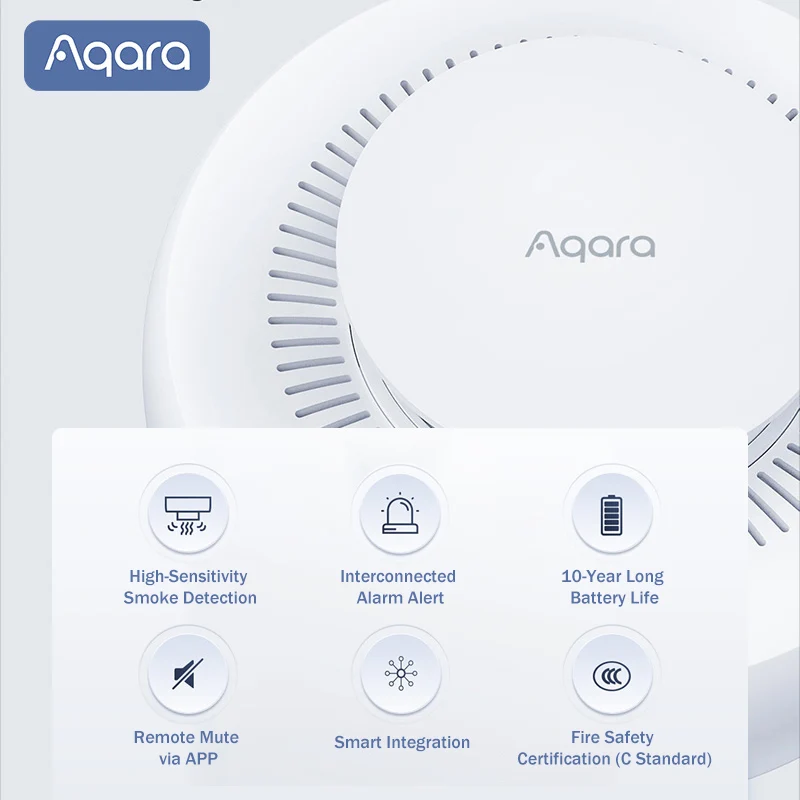 Aqara Matter Duman Dedektörü S - Smart Home Apple incelemesi ve fiyatı