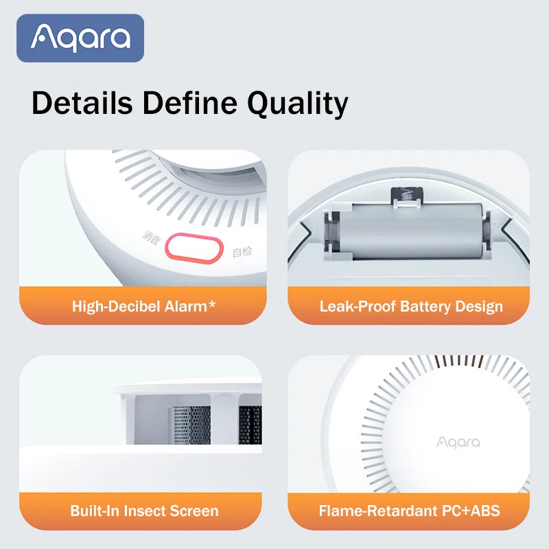 Aqara Matter Duman Dedektörü S - Smart Home Apple incelemesi ve fiyatı