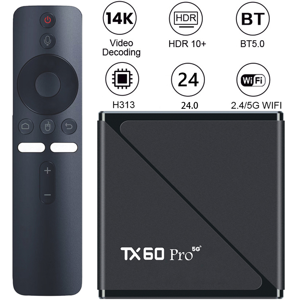 TX60 PRO Akıllı TV Kutusu 16GB - Smart Home Youtube incelemesi ve fiyatı