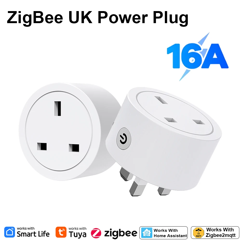 Zigbee Akıllı Priz 16A İngiliz - Smart Home Energy App incelemesi ve fiyatı