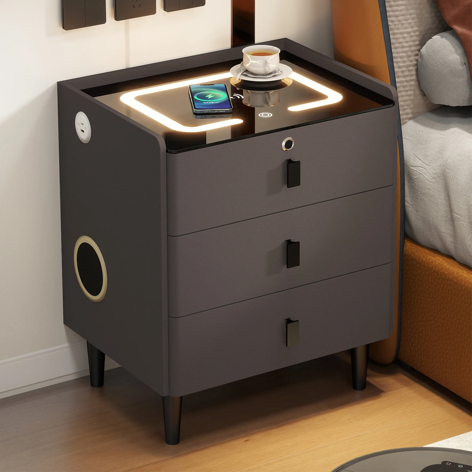 2026 Modern Siyah Kablosuz Şar - Smart Home Or Smart Home incelemesi ve fiyatı