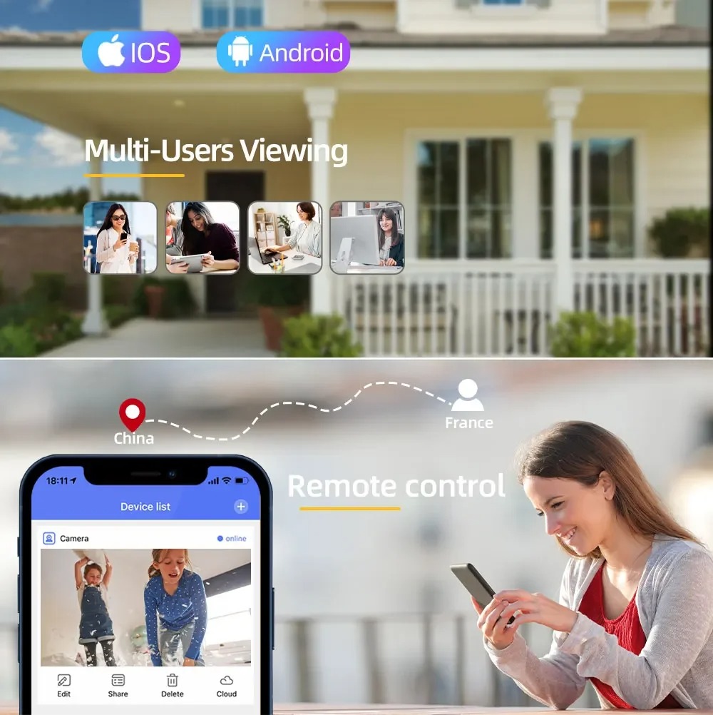 20MP Gözetleme Wifi Kamerası D - Smart Home Os incelemesi ve fiyatı