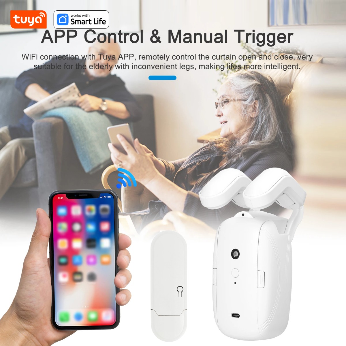 1/2 ADET Tuya Akıllı WiFi Perd - Smart Home Registration incelemesi ve fiyatı