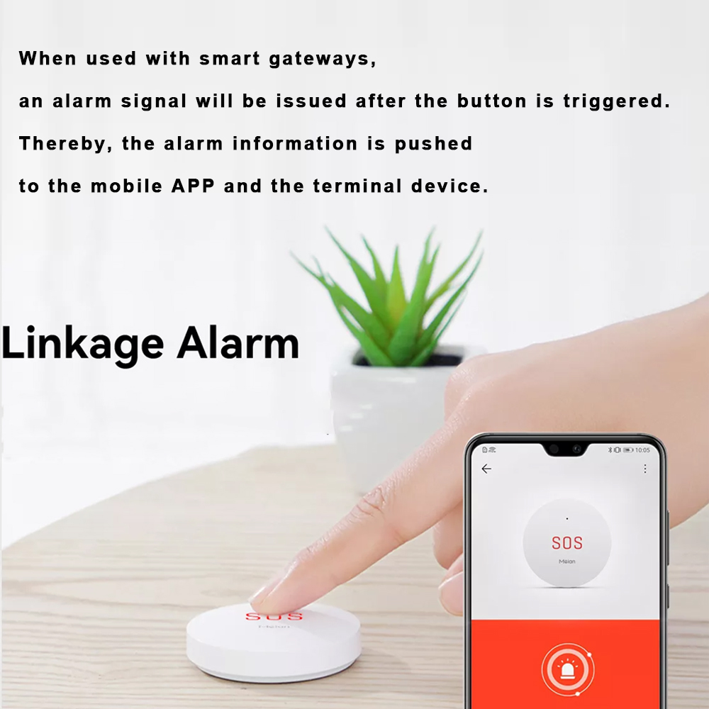 Zigbee Tuya SOS acil düğmesi e - Smart Home Registration incelemesi ve fiyatı