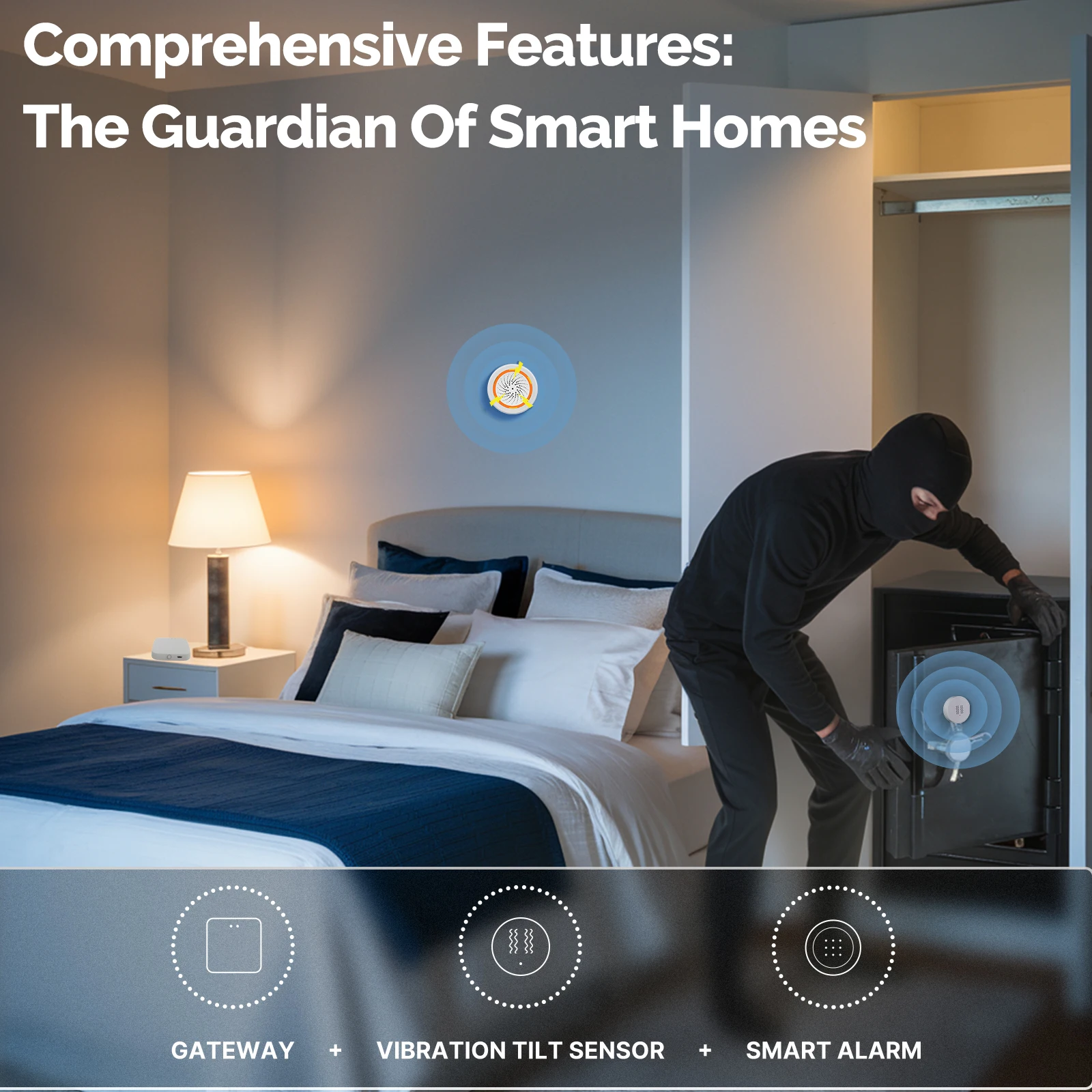 MOES Zigbee Tuya Akıllı Titreş - Smart Home Interior incelemesi ve fiyatı