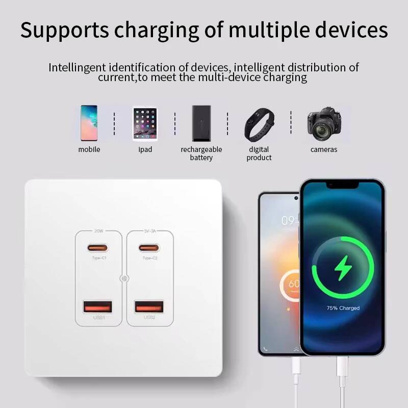 Herepow Duvar Prizi Çift USB T - Smart Home Or Smart Home incelemesi ve fiyatı