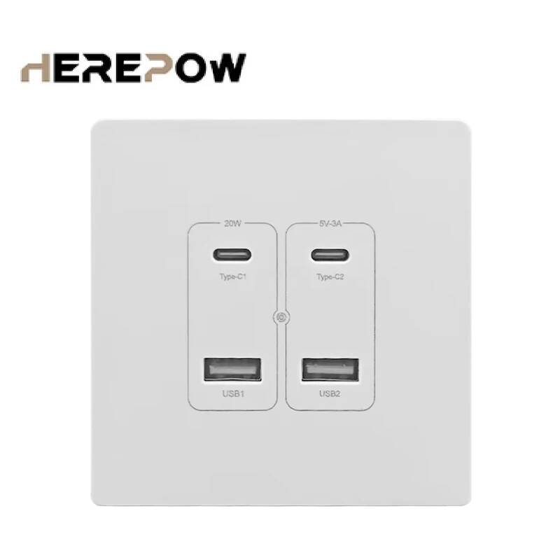Herepow Duvar Prizi Çift USB T - Smart Home Or Smart Home incelemesi ve fiyatı