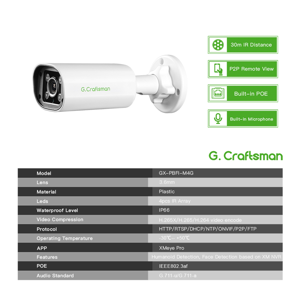 C GC PB 4MP POE IP Kamera, Dah - Security Ip Camera incelemesi ve fiyatı